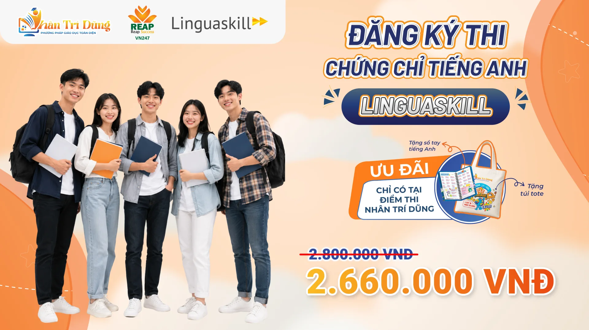 Banner trang chủ Linguaskill